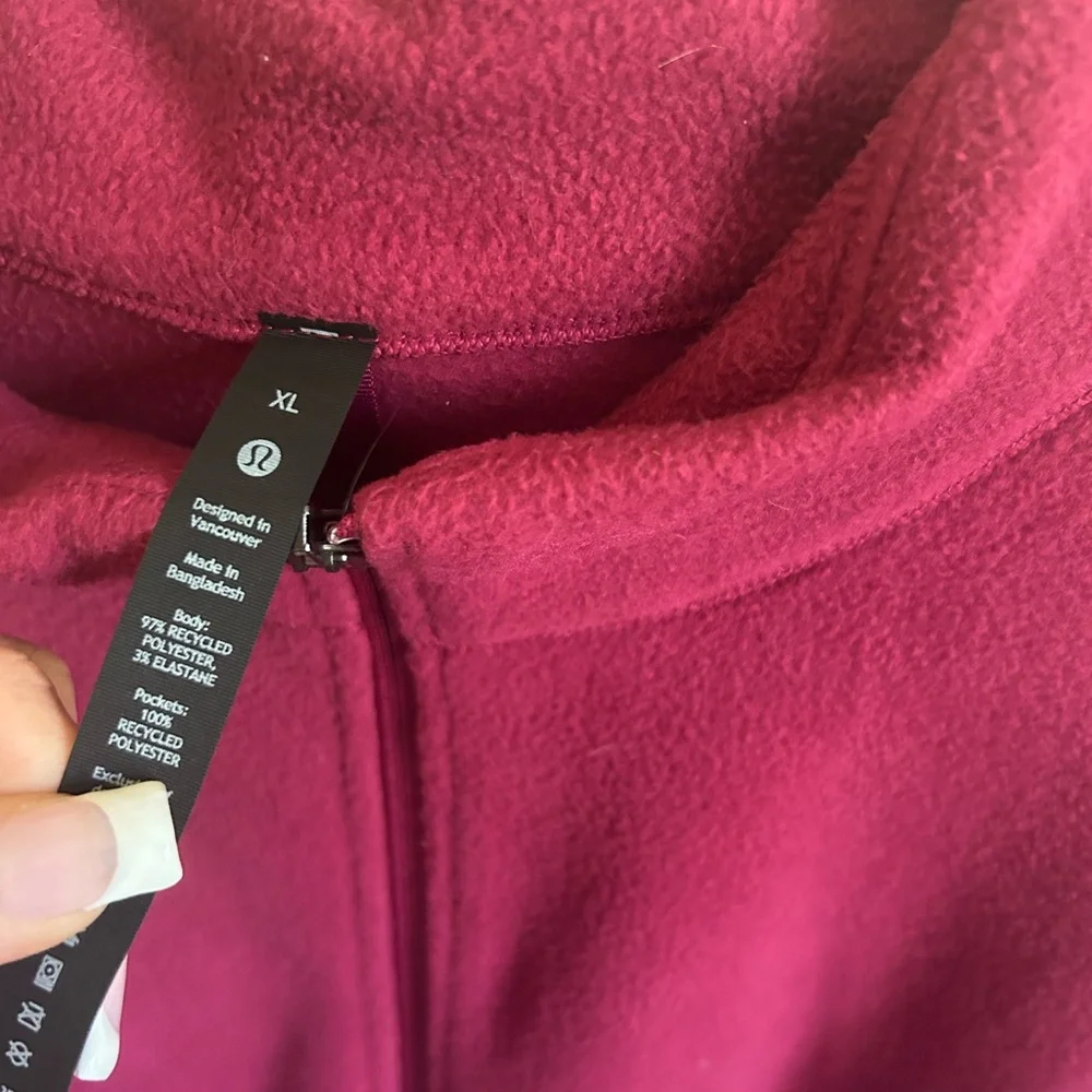 Lululemon Oversized Fit Fleece Half Zip - Picture 7 of 8